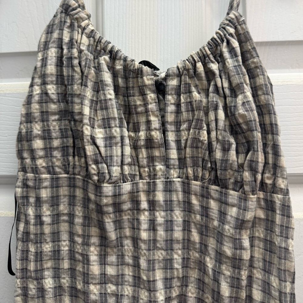 NWT Plaid Sundress Forever 21